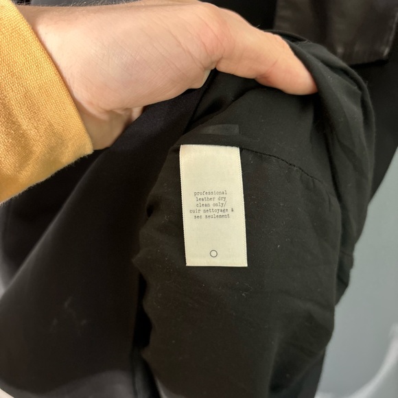 Rag & Bone Silk Lined Leather Pocket Shift Dress Size XXS - Picture 5 of 6